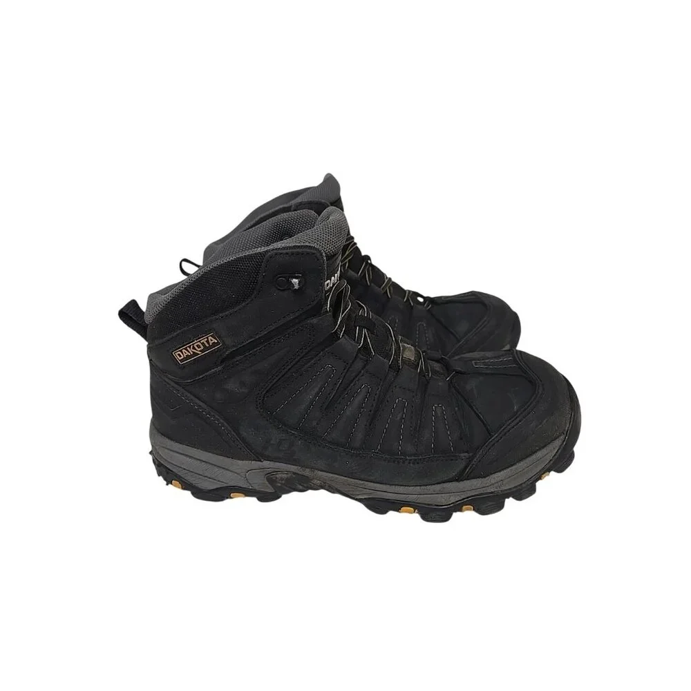 Dakota Men's 6" 2301 Aluminum Toe Comp. Plate WP Work Boots Black Size 10.5W/L - Picture 2 of 7